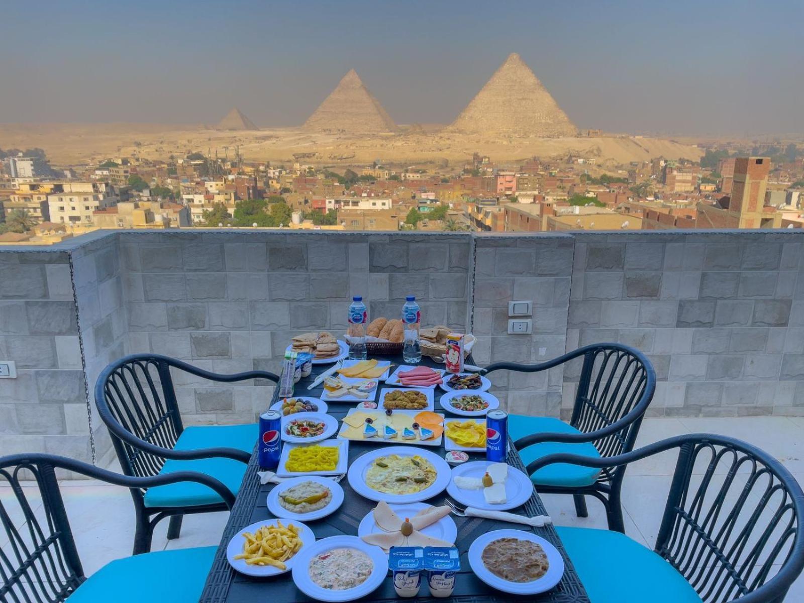 Jumeirah Pyramids View Inn Kafret el-Gabal Eksteriør bilde